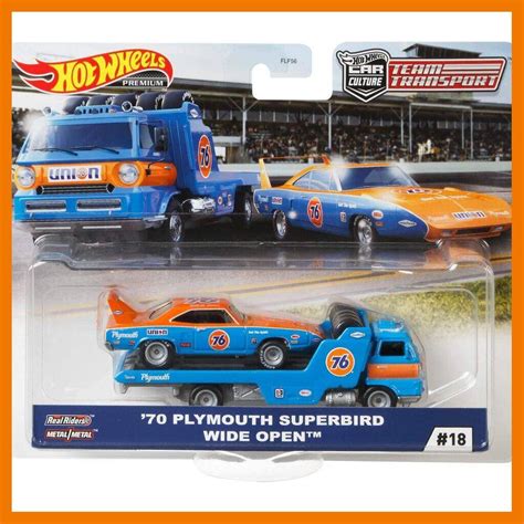 สนคาขายด ของเลน รถบรรทก รถแขง ฮอต เวล Hot Wheels Team Transport Plymouth Superbird