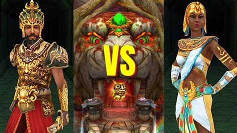 TEMPLE RUN 2 Rahi Raaja Regal Vs Cleopatra Jungle Fall Gameplay