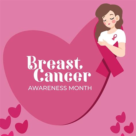 Premium Vector Vector Breast Cancer Awareness Month Social Media Post