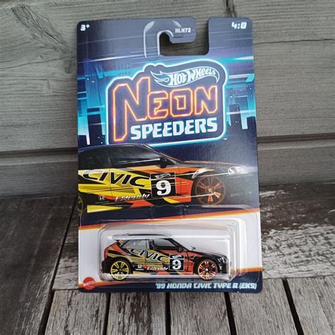 Hot Wheels Neon Speeders Honda Civic Type R Aukro