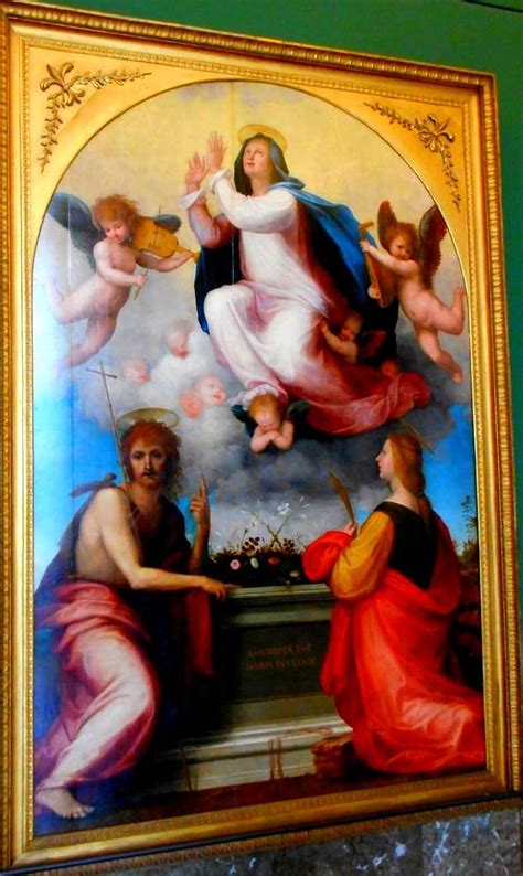 The Assumption Of The Virgin Mary With Saint John The Baptist And