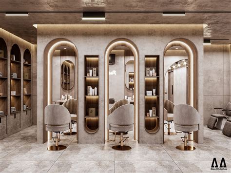 Nordic Beauty Salon On Behance In Spa Interior Design Salon