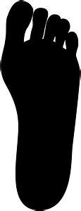 feet  vector silhouettes  creazillacom