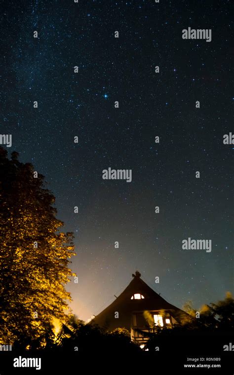 Night Sky over Fischland in Germany with Milky Way Stock Photo - Alamy