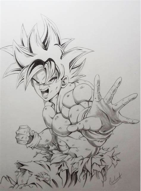 Goku Colorir Instinto Superior