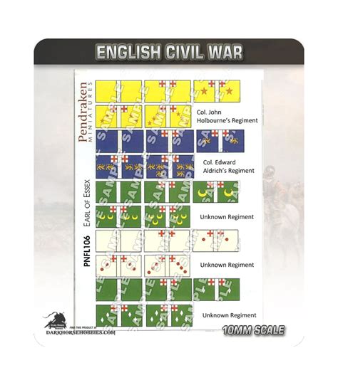 10mm English Civil War (Flags): Earl of Essex - Dark Horse Hobbies