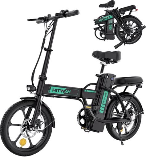 Hitway BK5 Elektrische Fiets Opvouwbaar E Bike 250W 8 4Ah 16