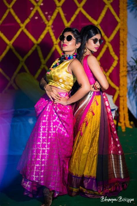 Coolest Sibling Shots To Click At Your Wedding Sisters Photoshoot