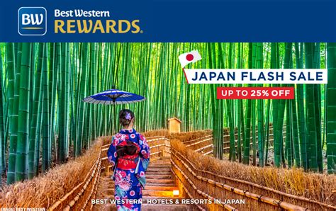 Best Western Rewards Japan 25% Off Flash Sale For Stays Through October