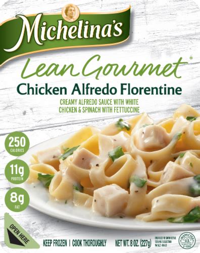 Michelina S® Lean Gourmet® Chicken Alfredo Florentine Frozen Meal 8 Oz King Soopers