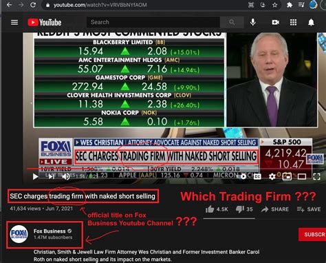SEC Charges Trading Firm With Naked Short Selling WHAT FIRM The
