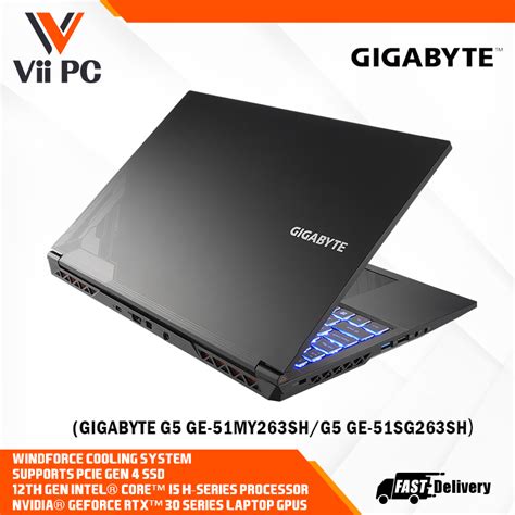 GIGABYTE G5 GE-51MY263SH/G5 GE-51SG263SH i5-12500H 8GB 512GB RTX3050 15 ...