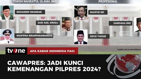 Cawapres Kunci Kemenangan Pilpres Akip Tvone Youtube