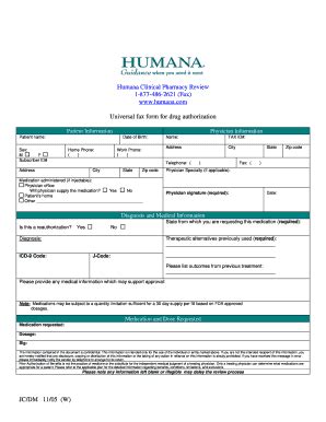 Humana Prior Authorization Form Pdf Ten Top Risks Of