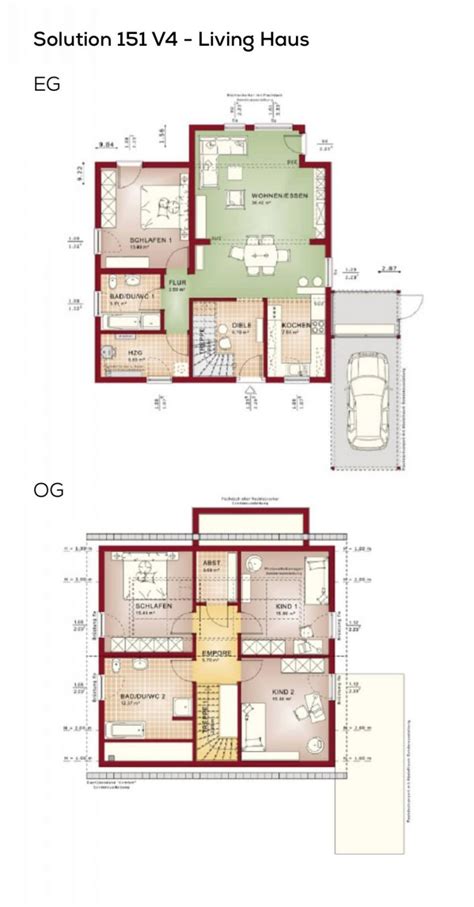 Grundriss Einfamilienhaus Mit Satteldach 5 Zimmer 150 Qm Von Grundriss