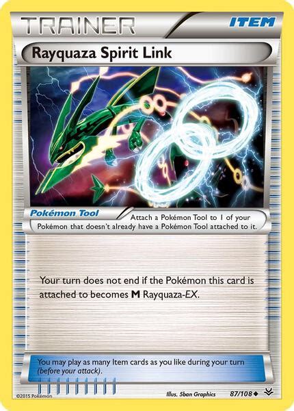 Rayquaza Spirit Link Xy Roaring Skies Pokemon