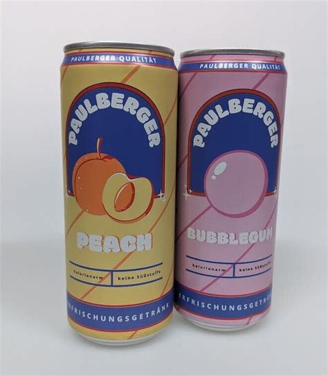 15 08 L 2 Paulberger Limo Limonade Getränk Set Bubblegum Peach