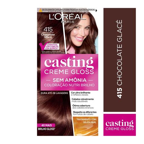 Tinta De Cabelo Casting Creme Gloss De L Or Al Paris Chocolate