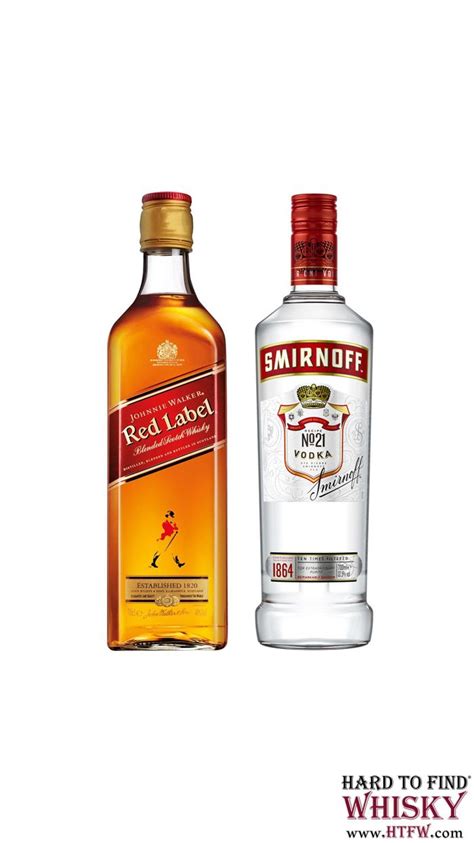 Johnnie Walker - Red Label Whisky & Smirnoff Red Vodka