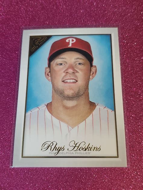 Topps Gallery Rhys Hoskins Philadelphia Phillies Mlb Card Ebay