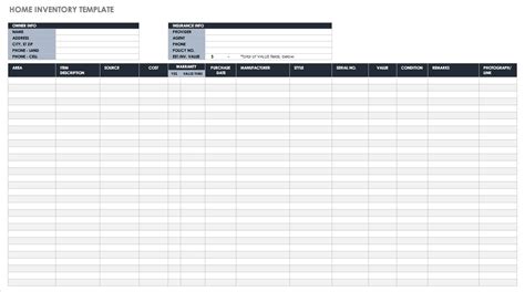 Equipment Inventory Spreadsheet — db-excel.com