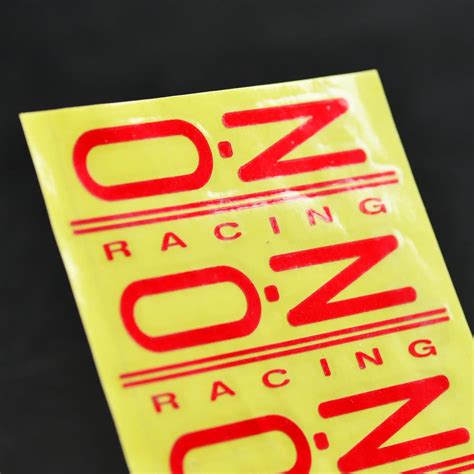 Pcs Oz Racing Alloy Wheels Sticker For Oz Rally Racing Van Leggenda