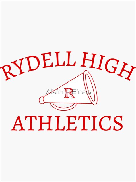 Rydell High Athletics Sticker For Sale By Alaieina Redbubble