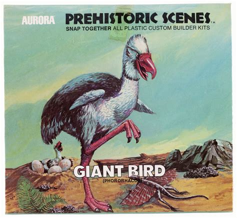 Hake S AURORA PREHISTORIC SCENES GIANT BIRD PHORORHACOS FACTORY