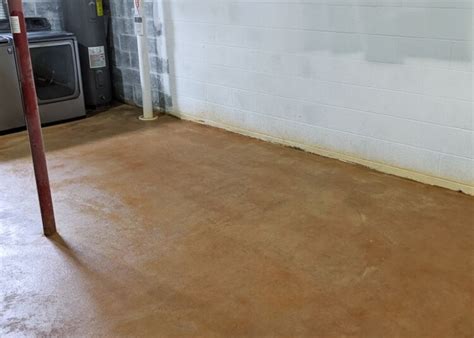 Staining Concrete Floor In Basement Flooring Tips