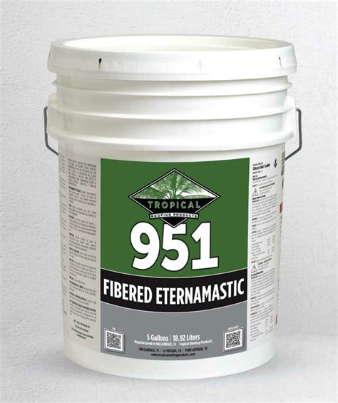 Fibered Eternamastic Elastomeric Roof Mastic Trp