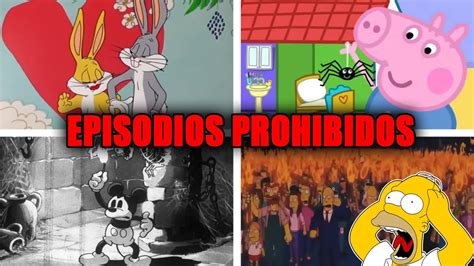 10 DIBUJOS ANIMADOS Para Niños PROHIBIDAS por Razones EXTRAÑAS y