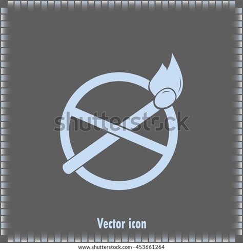 No Naked Flame Warning Sign Vector Stock Vector Royalty Free Shutterstock