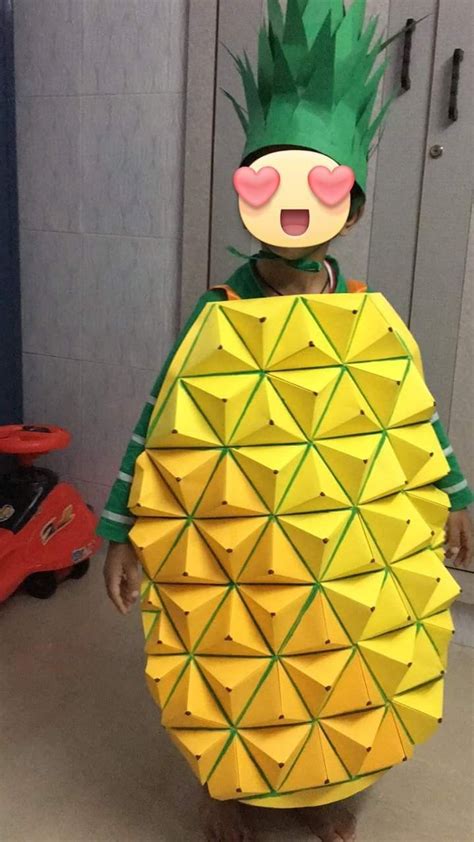 pin  jacqui adams  pineapple diy fruit costume pineapple costume