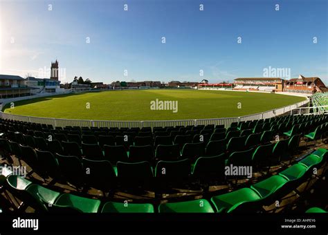 Somerset County Cricket Ground, Taunton, Somerset, England Stock Photo ...