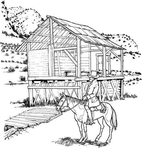 Landscape Coloring Page