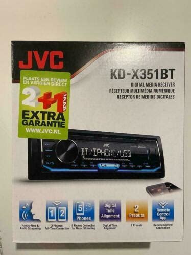 Jvc Kd X Bt Autoradio Met Bluetooth Advertentie