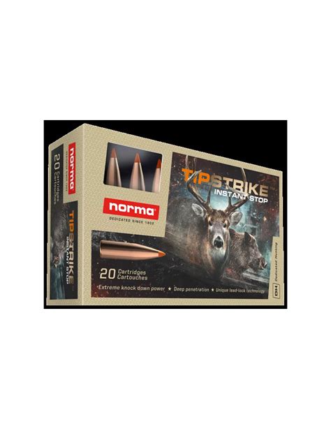 Munition De Grande Chasse Norma Win Mag Tipstrike Gr