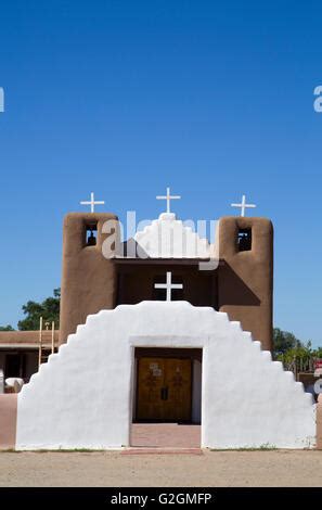 San Geronimo Chapel, Taos Pueblo, UNESCO World Heritage Site, Pueblo ...