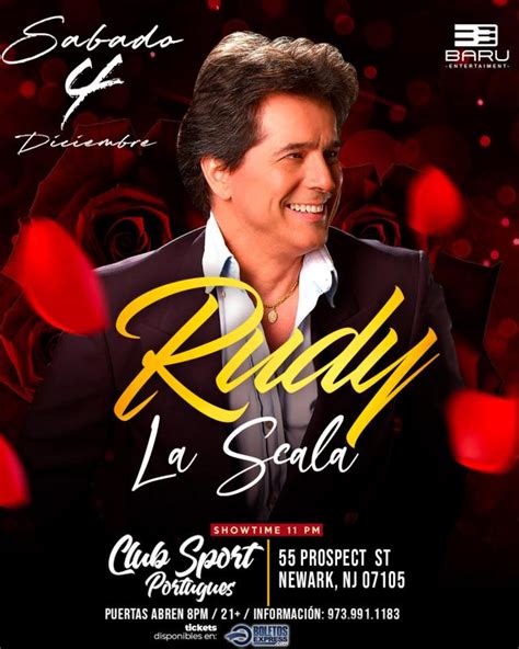 RUDY LA SCALA | NEWARK, NJ Tickets - BoletosExpress