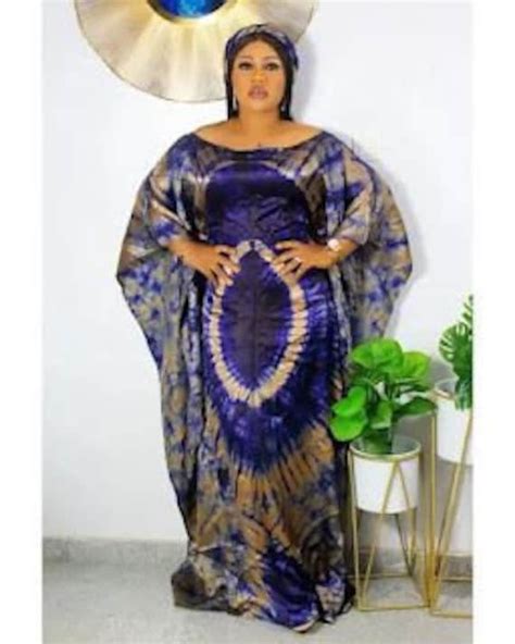 Adire Gown Styles Adire Styles For Women Adire Kaftan Etsy In 2023