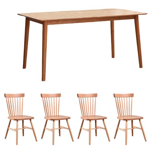 ASS Comfort Zone Solid Wood Dining Table Set Wayfair