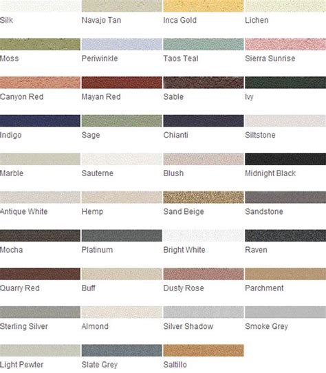 Grout Rejuvenator Color Charts For Help Matching Your Grout Color If You Cannot Find The Color