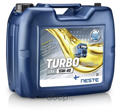 Минеральное моторное масло NESTE Turbo LXE 15W-40 20 л купить в Москве ...