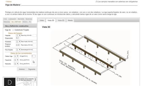 Tutorial Para Calcular Vigas De Madera Online Mediante La Herramienta E Vigas De