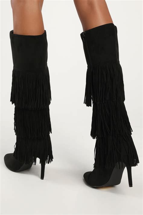 Fringe Thigh High Boots Atelier Yuwa Ciao Jp