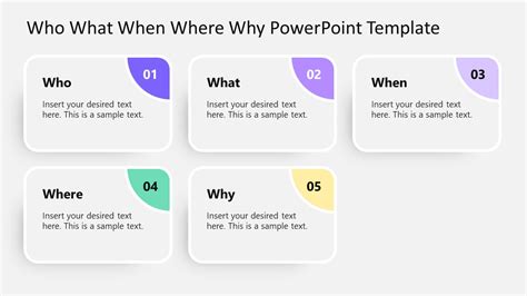 Who What When Where Why Powerpoint Template