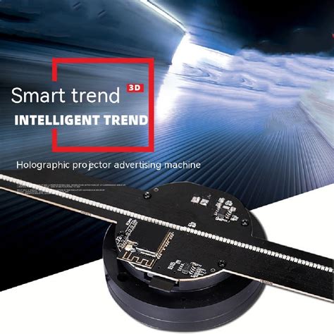 Upgraded Naked Eye D Holographic Advertising Machine Fan Screen Support Lmage Video Store Bar