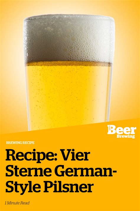 Recipe: Vier Sterne German-Style Pilsner | Craft Beer & Brewing