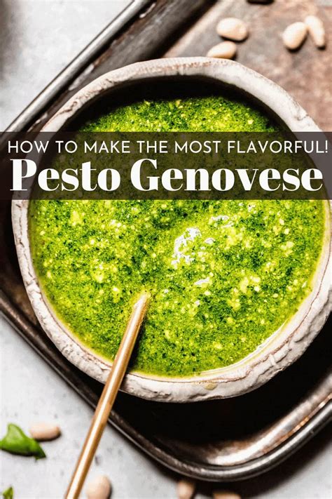 Pesto Genovese Authentic Italian Pesto Recipe In 2024 Authentic