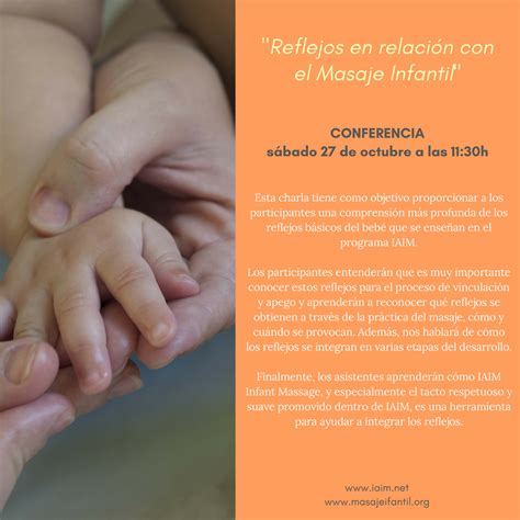 Conferencia En Relación Con El Masaje Infantil Aemi Asociación